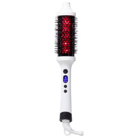 Heated Ionic Bristles Straightening Smoothing Volumizing Infrared Thermal round Brush