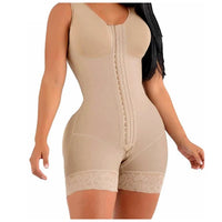 Trending Products Mesh Back Compression Slimming Bodysuits Full Body Shapewear Butt Lifter Fajas Colombian Girdle Body Shaper