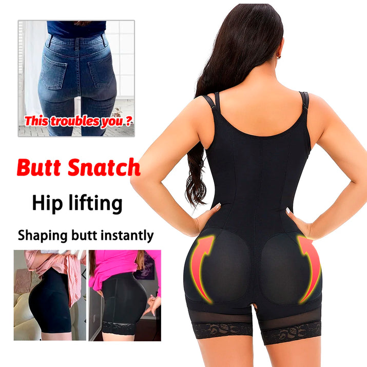 Private Label Stage 2 Post Op BBL Body Shaper Tummy Control Slimming Bodysuit Butt Lifter Breathable Colombian S 2 Pieces