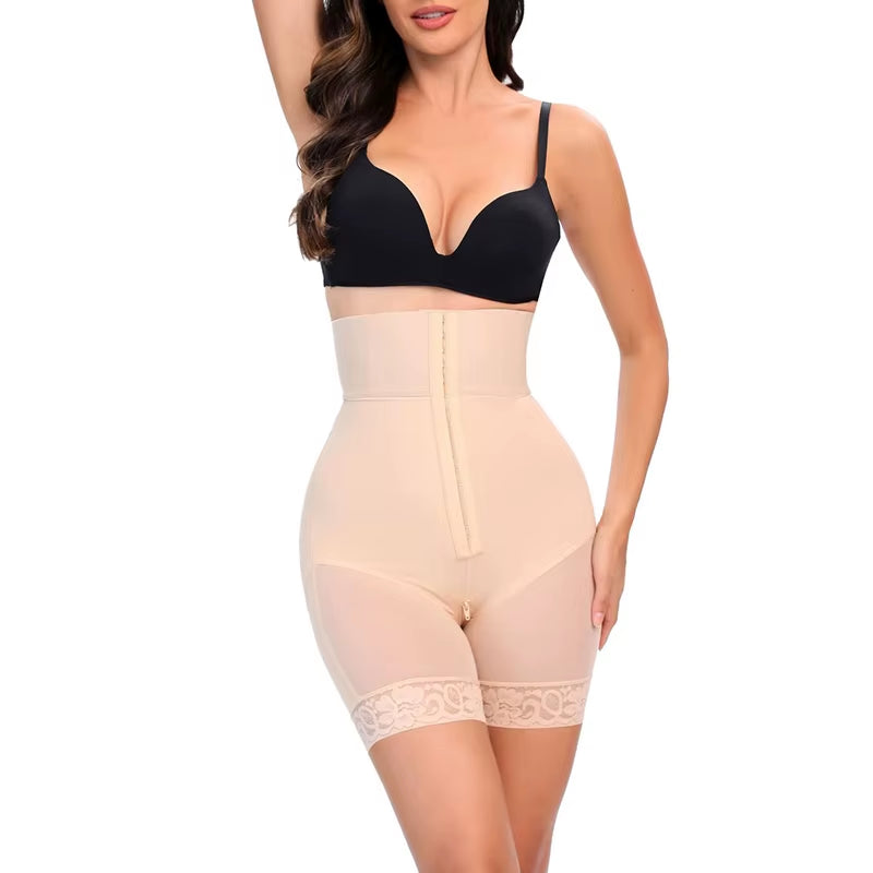 Langqin High Waist Tummy Control Girdles Butt Lifter Body Shapewear Slimming Waist Trainer Flat Belly Reducing Sheath Shaper
